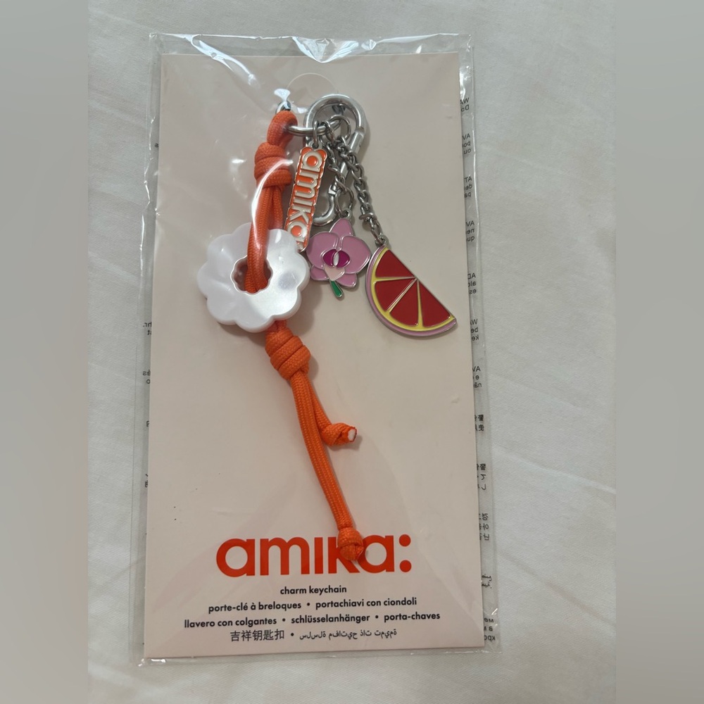 Amika Charm Keychain